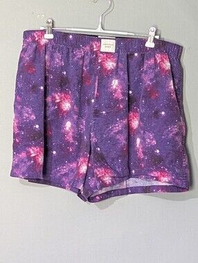 American Eagle Men's Galaxy Print Lounge Shorts
